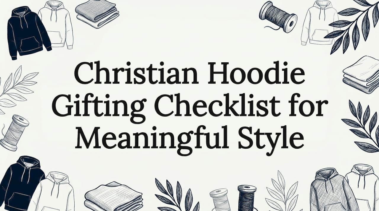 Decorative title card with illustrated hoodie-themed framing