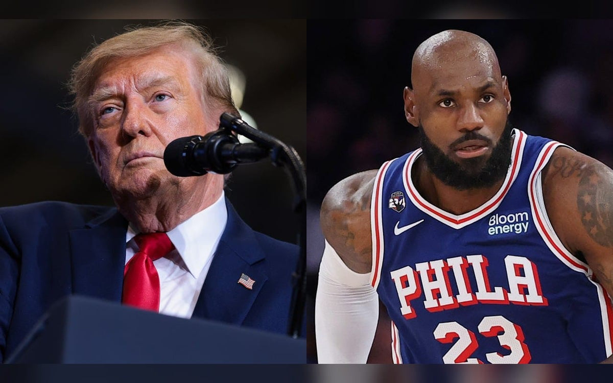 Donald Trump Slams LeBron James for Practicing Golf Swing During National Anthem at 76ers Game: ‘Total Disgrace’