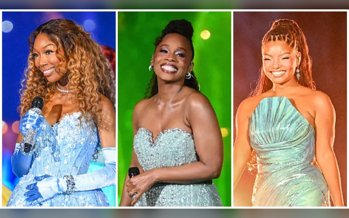 Disney Dream Come True! Brandy, Anika Noni Rose & Halle Bailey Unite For The First Time To Serve Black Princess Perfection At D23