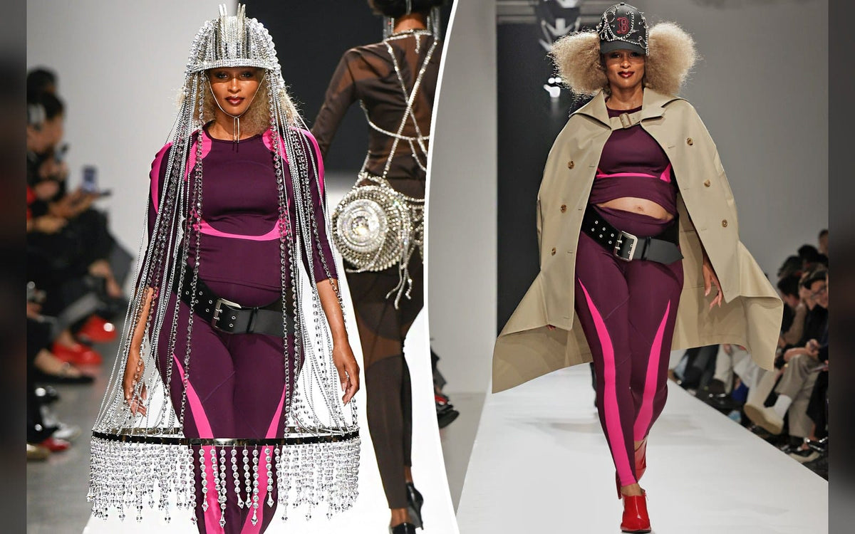 Pregnant Ciara bares growing baby bump while strutting Paris Fashion Week runway