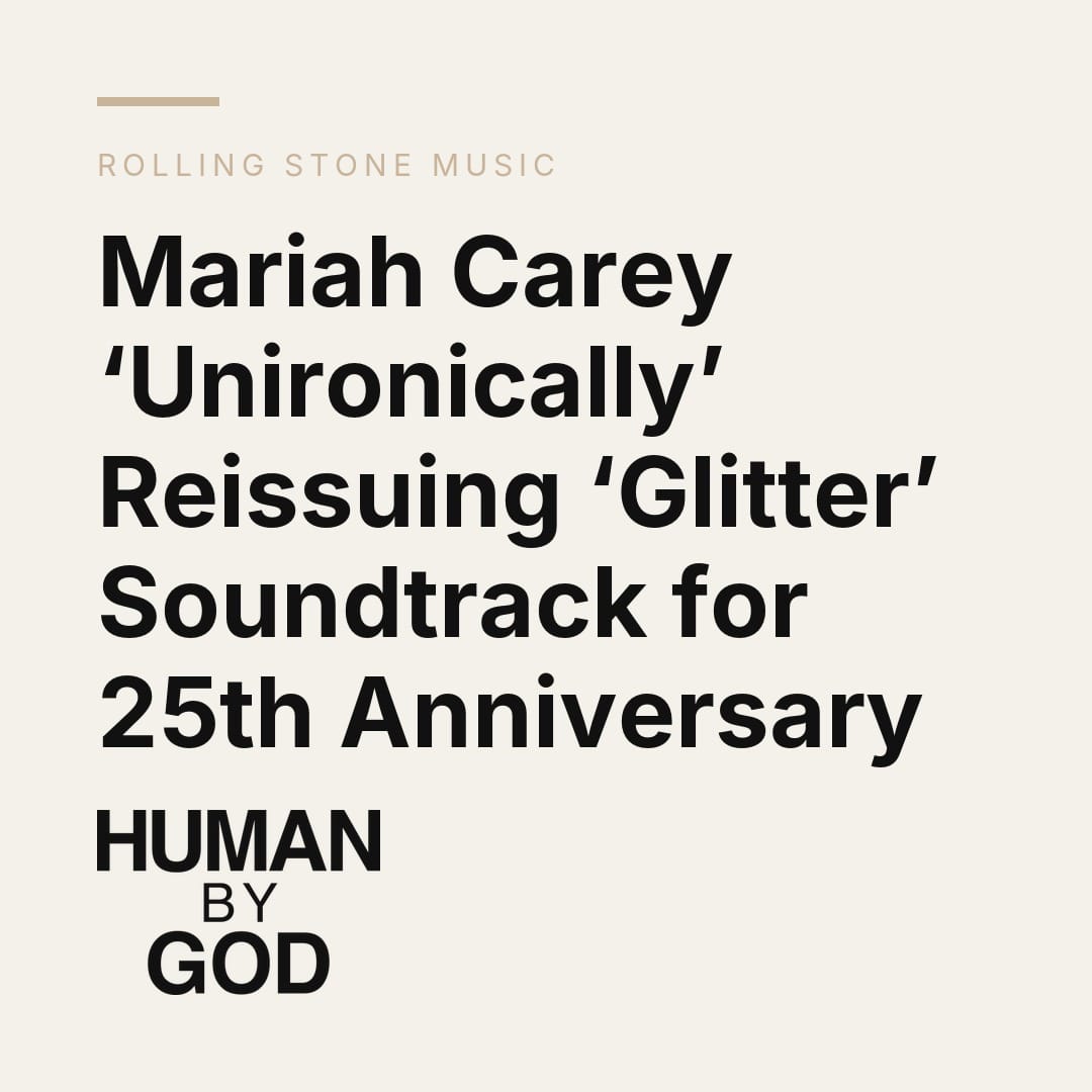 Mariah Carey ‘Unironically’ Reissuing ‘Glitter’ Soundtrack for 25th Anniversary