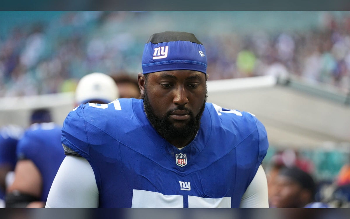 Giants trade OG Joshua Ezeudu to the Chiefs
