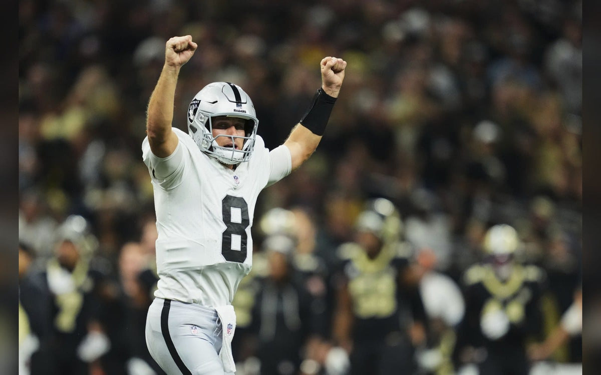 Kirk Cousins and the Raiders improve to 3-0, their best start in years, with comeback win over Saints