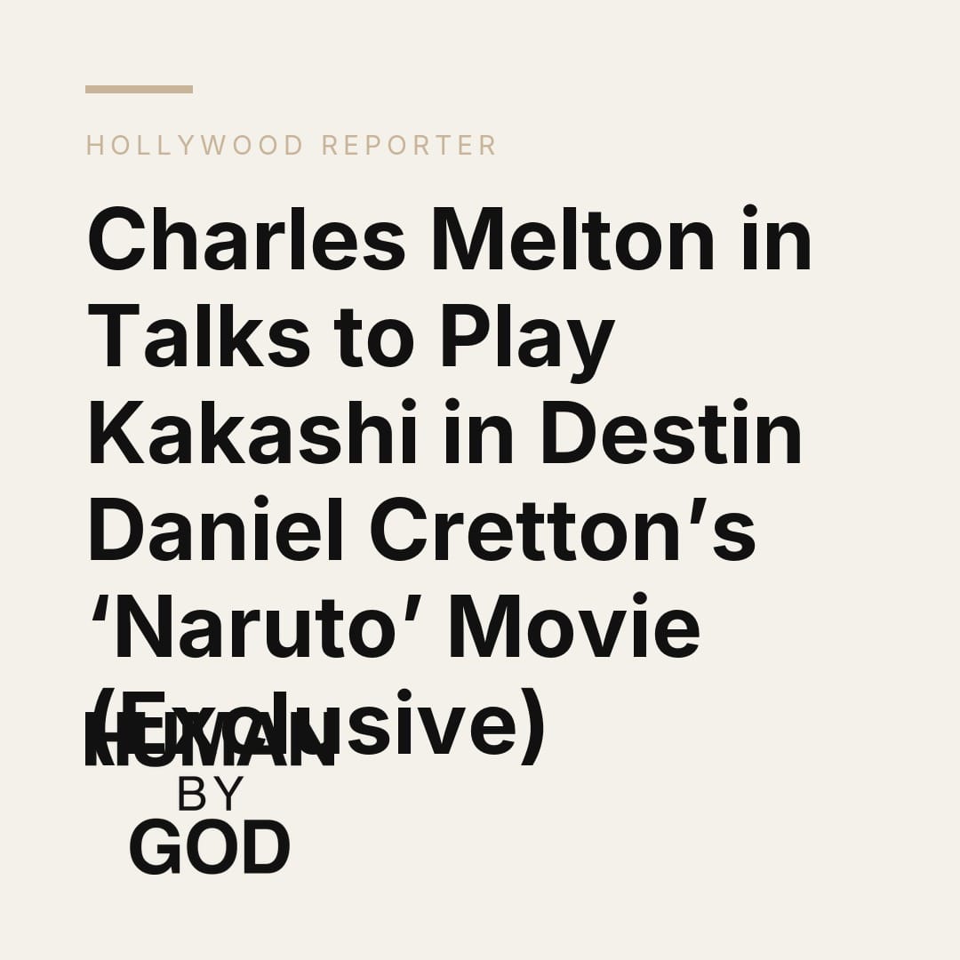 Charles Melton in Talks to Play Kakashi in Destin Daniel Cretton’s ‘Naruto’ Movie (Exclusive)