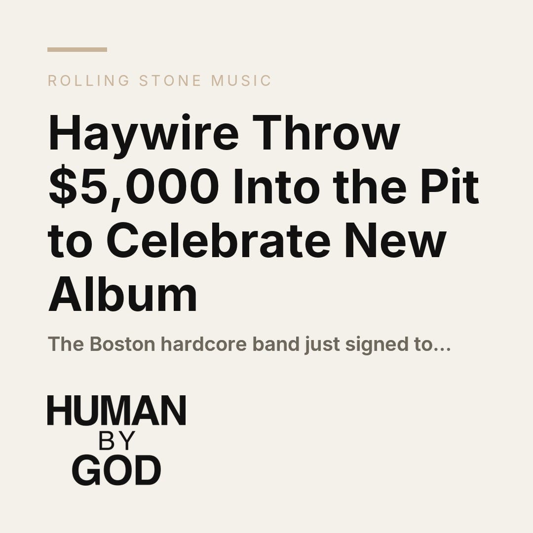 Haywire Throw $5,000 Into the Pit to Celebrate New Album