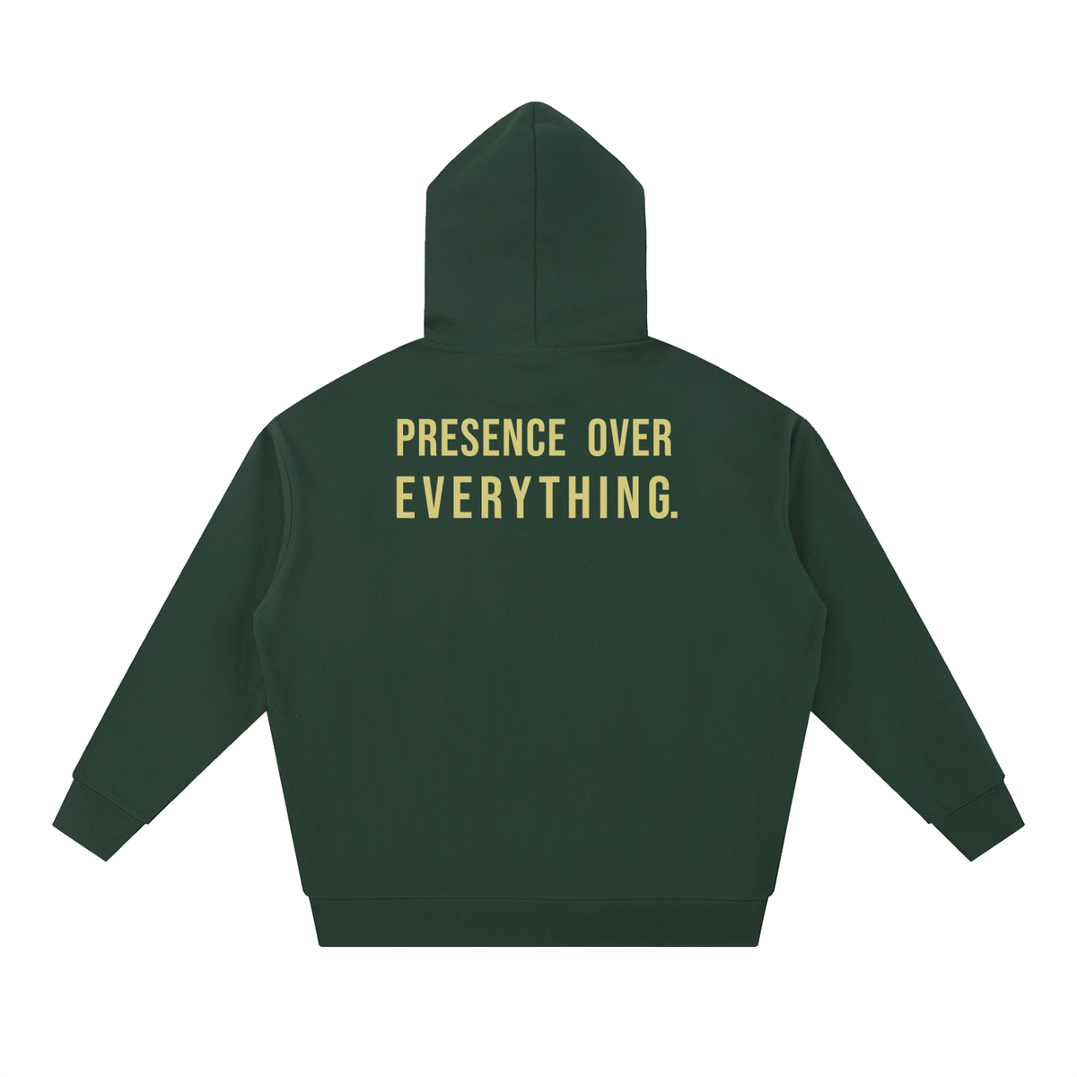 PRESENCE OVER EVERYTHING – Butter Oversized Hoodie