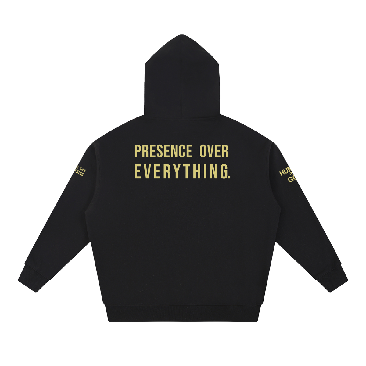PRESENCE OVER EVERYTHING – Butter Oversized Hoodie