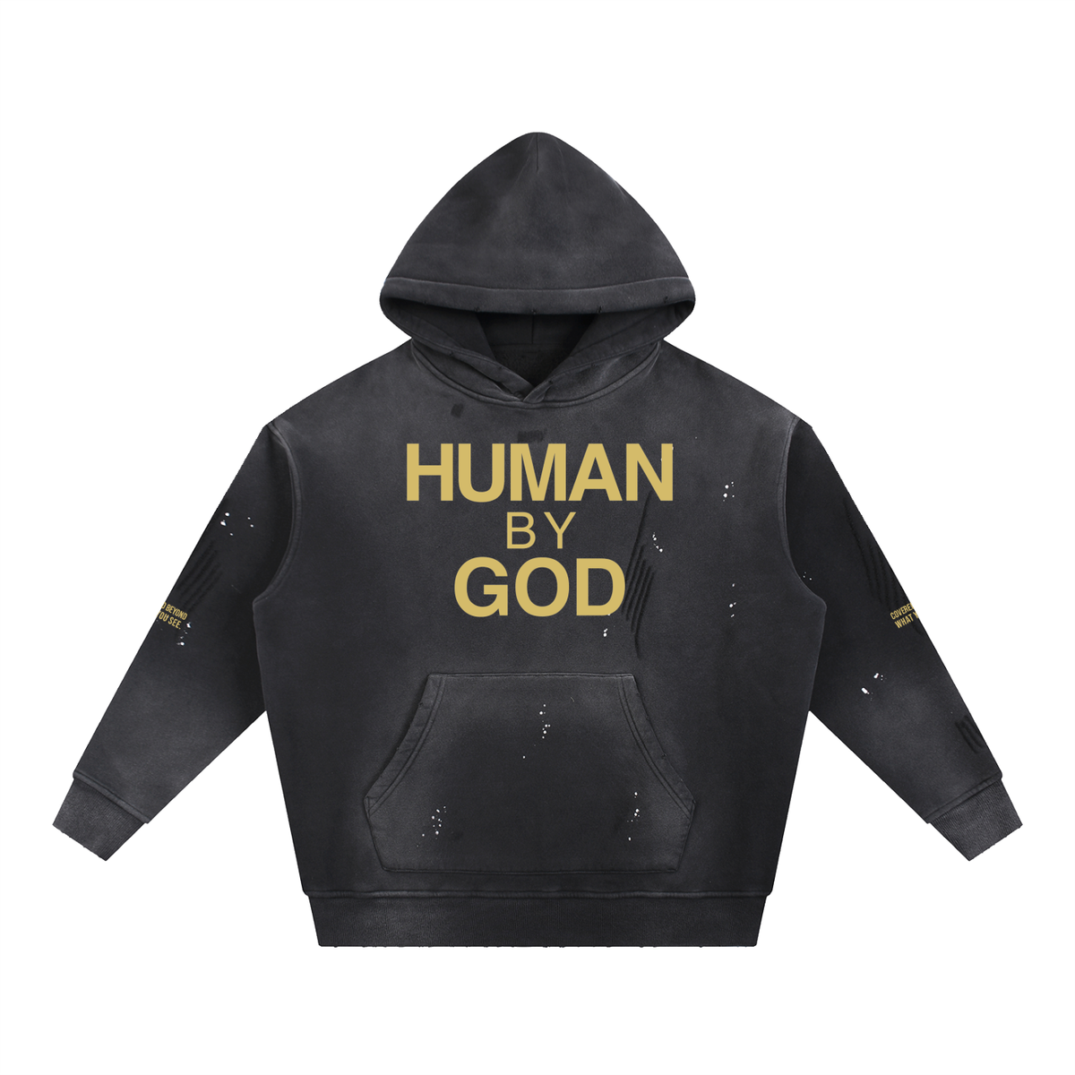 COVERED BEYOND WHAT YOU SEE - Gold Hoodie