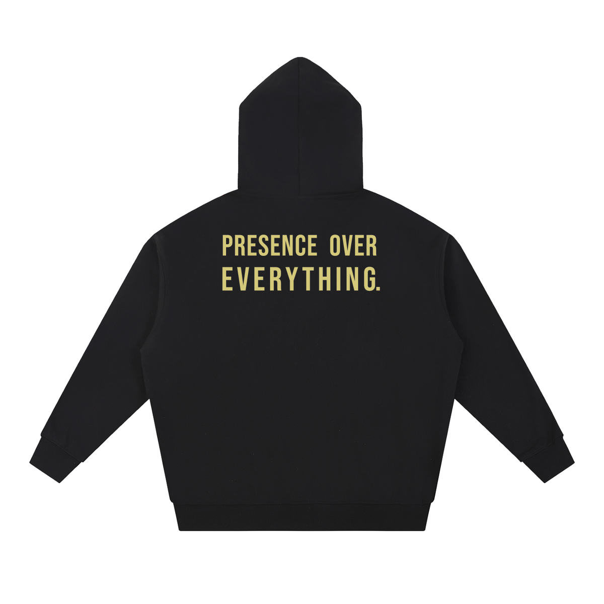 PRESENCE OVER EVERYTHING – Butter Oversized Hoodie