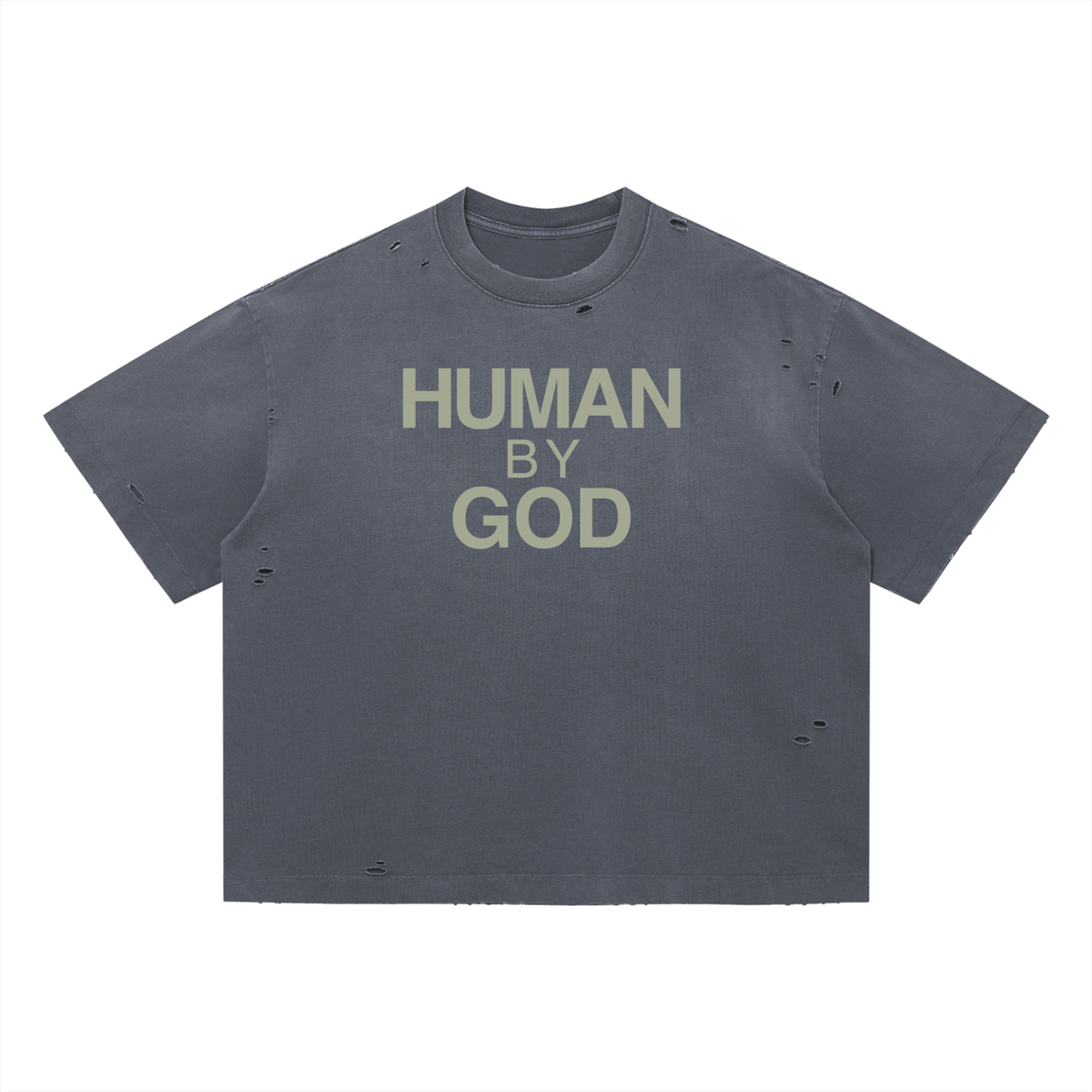 Vintage Washed Distressed Boxy Oversized T-Shirt