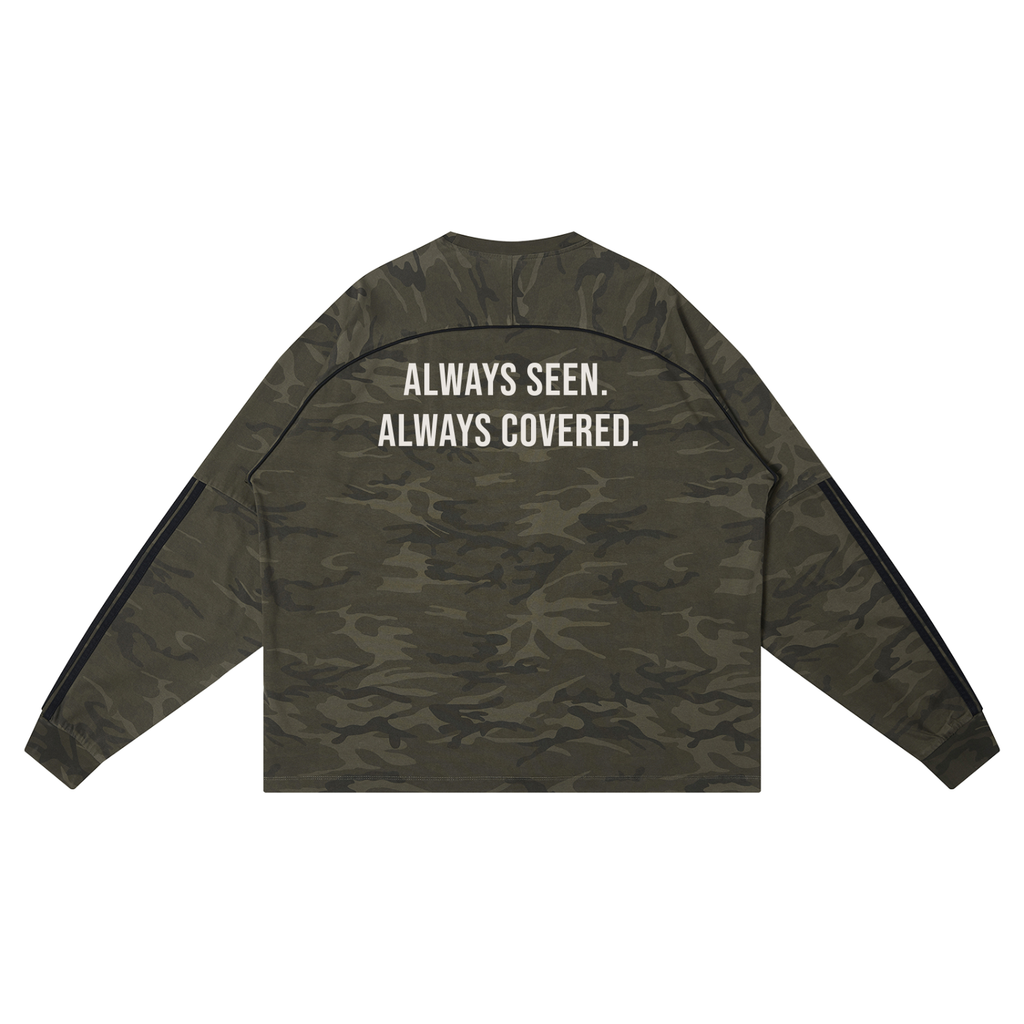 Unisex Camo Loose Long Sleeve T-Shirt