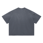 Human By God - Vintage Washed Distressed Boxy Oversized T-Shirt