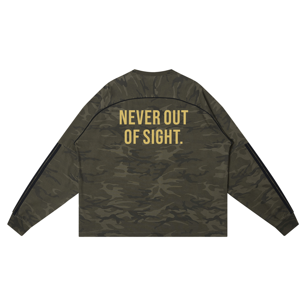 Unisex Camo Loose Long Sleeve T-Shirt