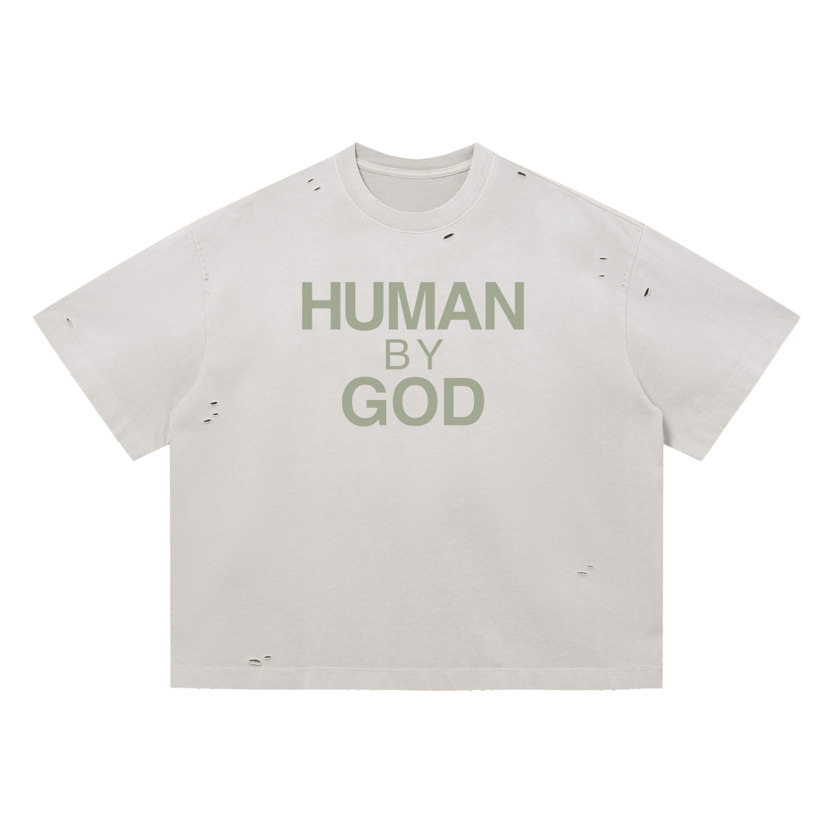 Vintage Washed Distressed Boxy Oversized T-Shirt