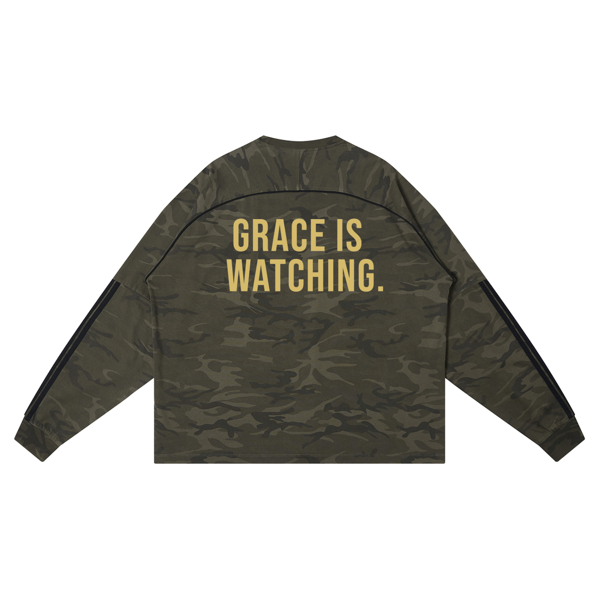 Unisex Camo Loose Long Sleeve T-Shirt