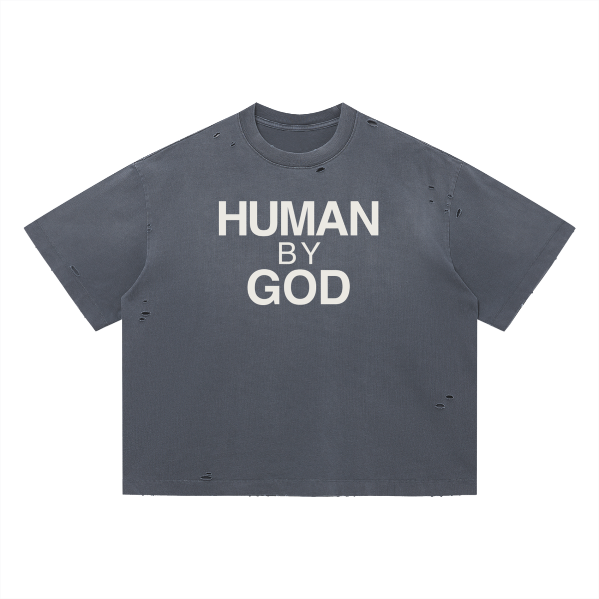 Vintage Washed Distressed Boxy Oversized T-Shirt