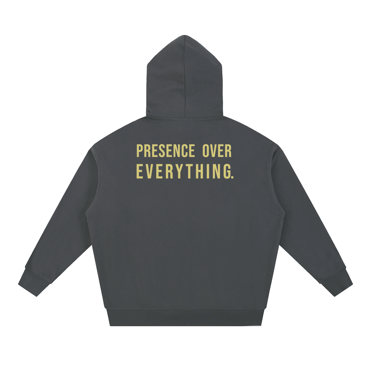 PRESENCE OVER EVERYTHING – Butter Oversized Hoodie