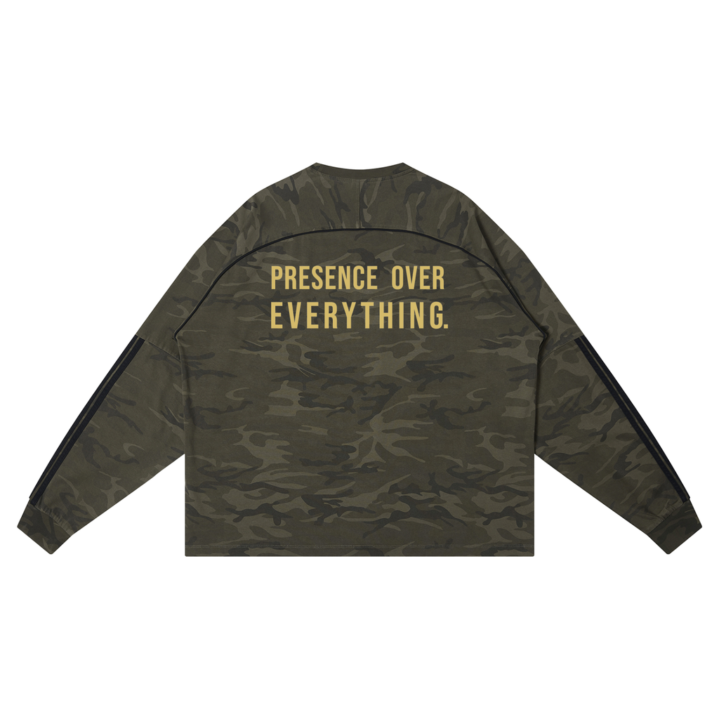 Unisex Camo Loose Long Sleeve T-Shirt