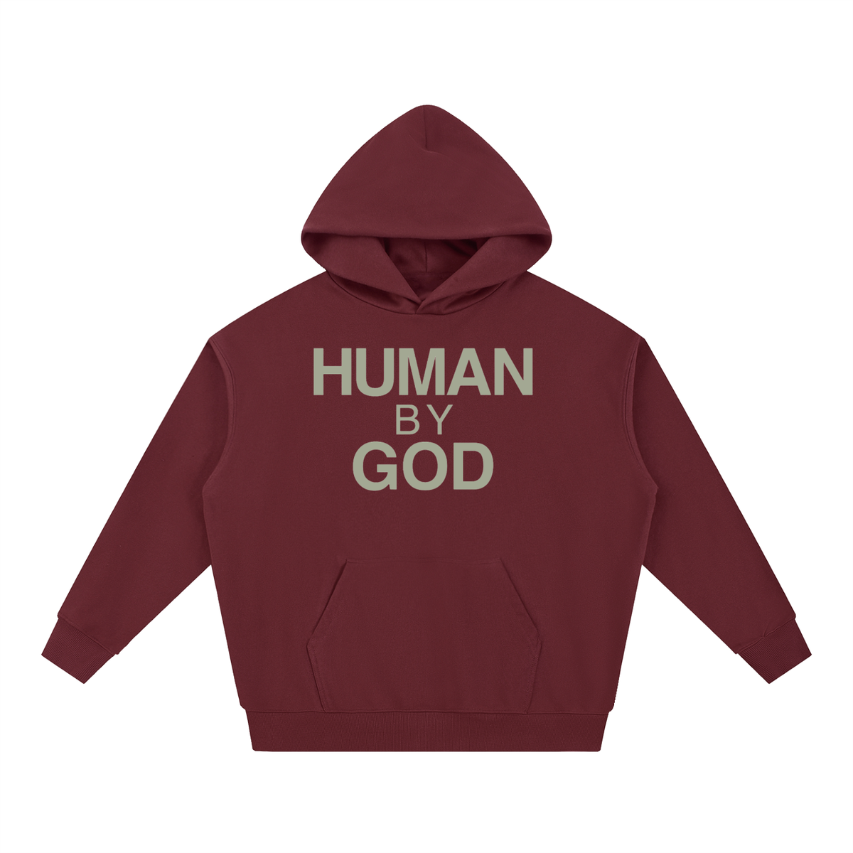 Human By God - Light Olive Hoodie