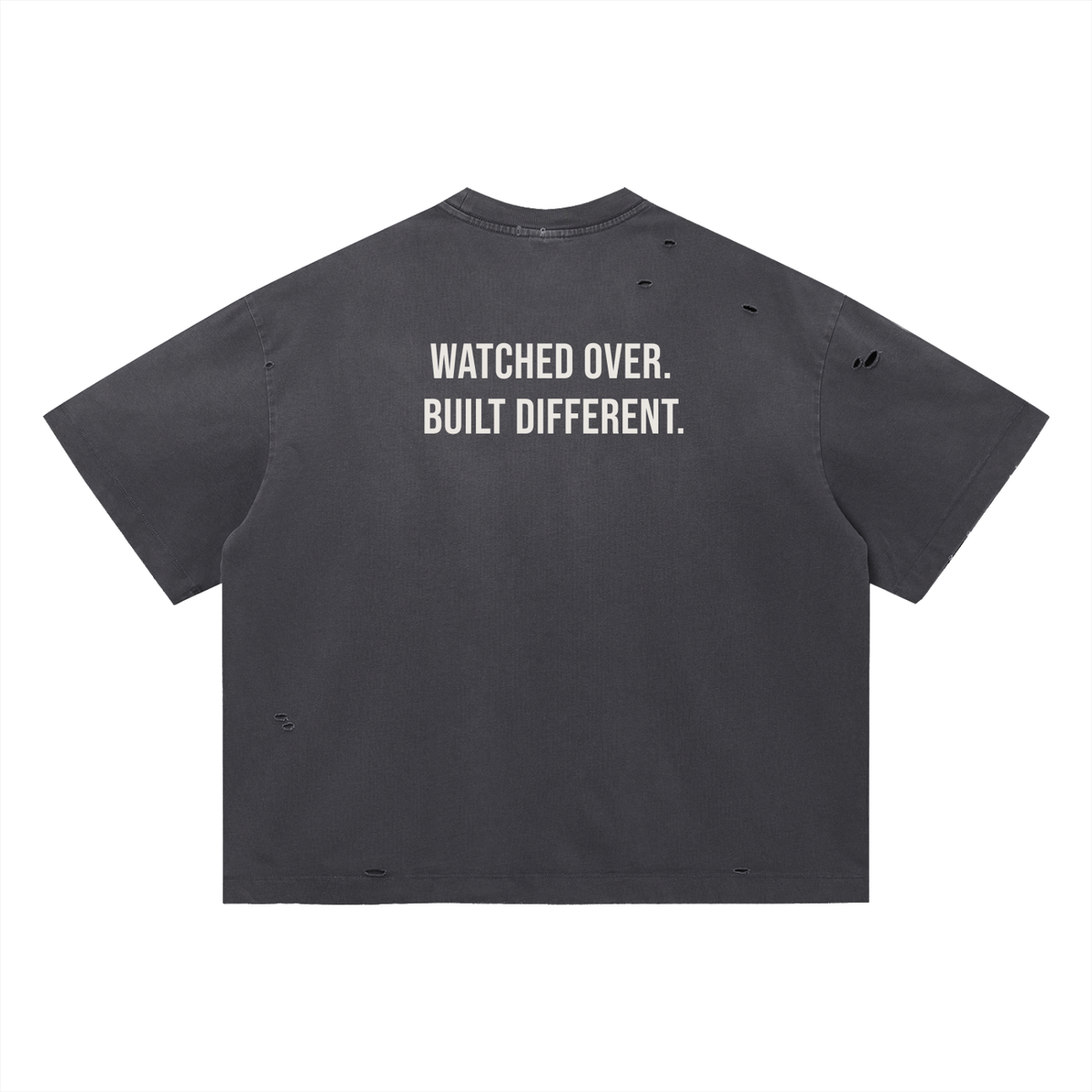 Vintage Washed Distressed Boxy Oversized T-Shirt