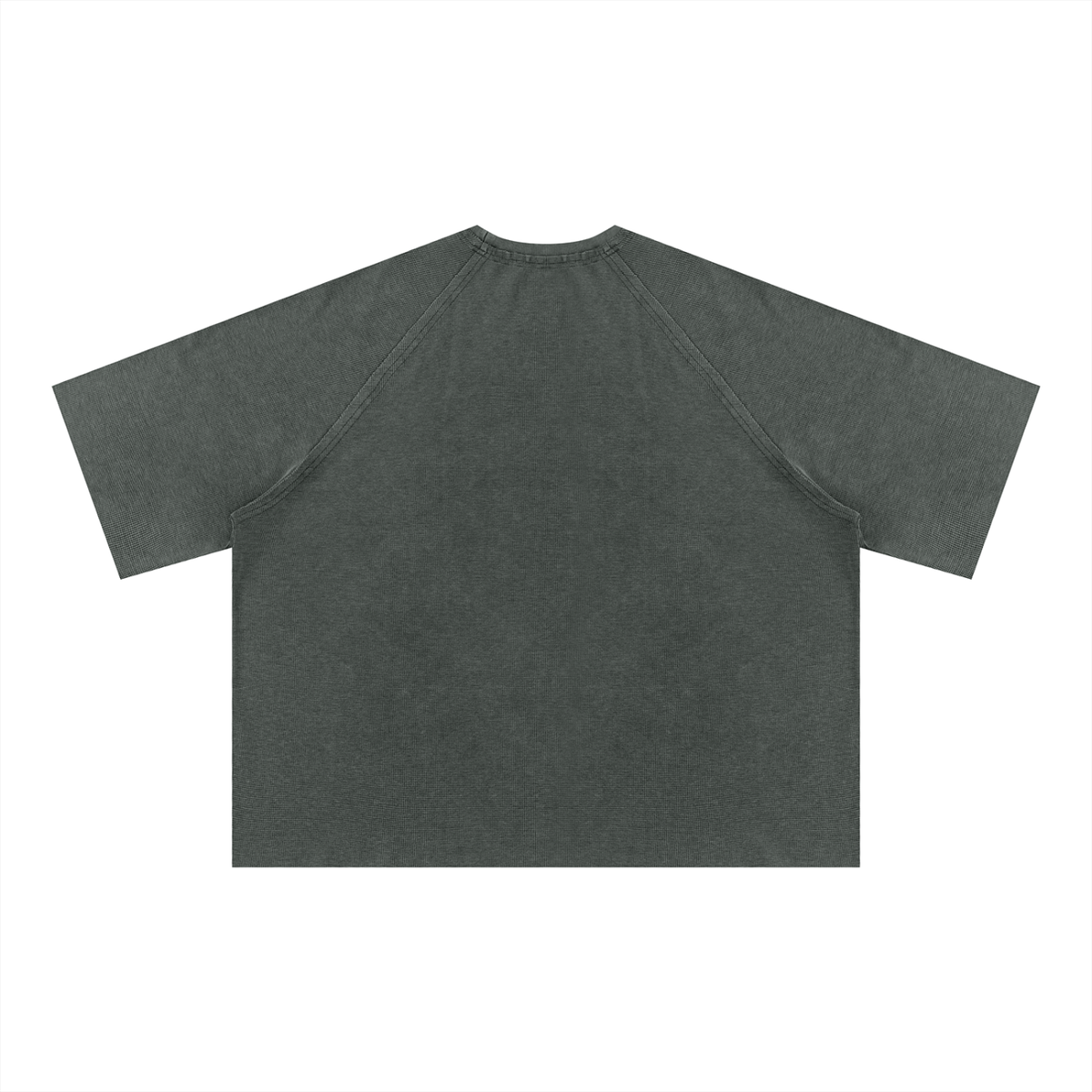 Human By God - Unisex Mineral Wash Boxy Waffle T-Shirt