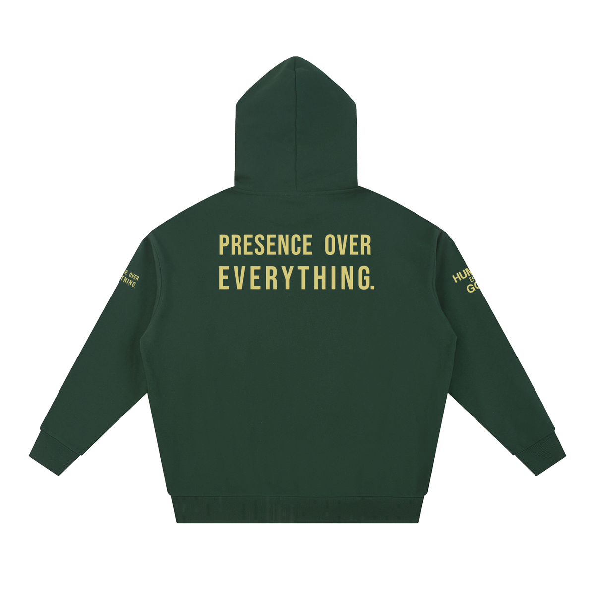 PRESENCE OVER EVERYTHING – Butter Oversized Hoodie