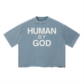 Human By God - Unisex Vintage Wash Boxy T-Shirt