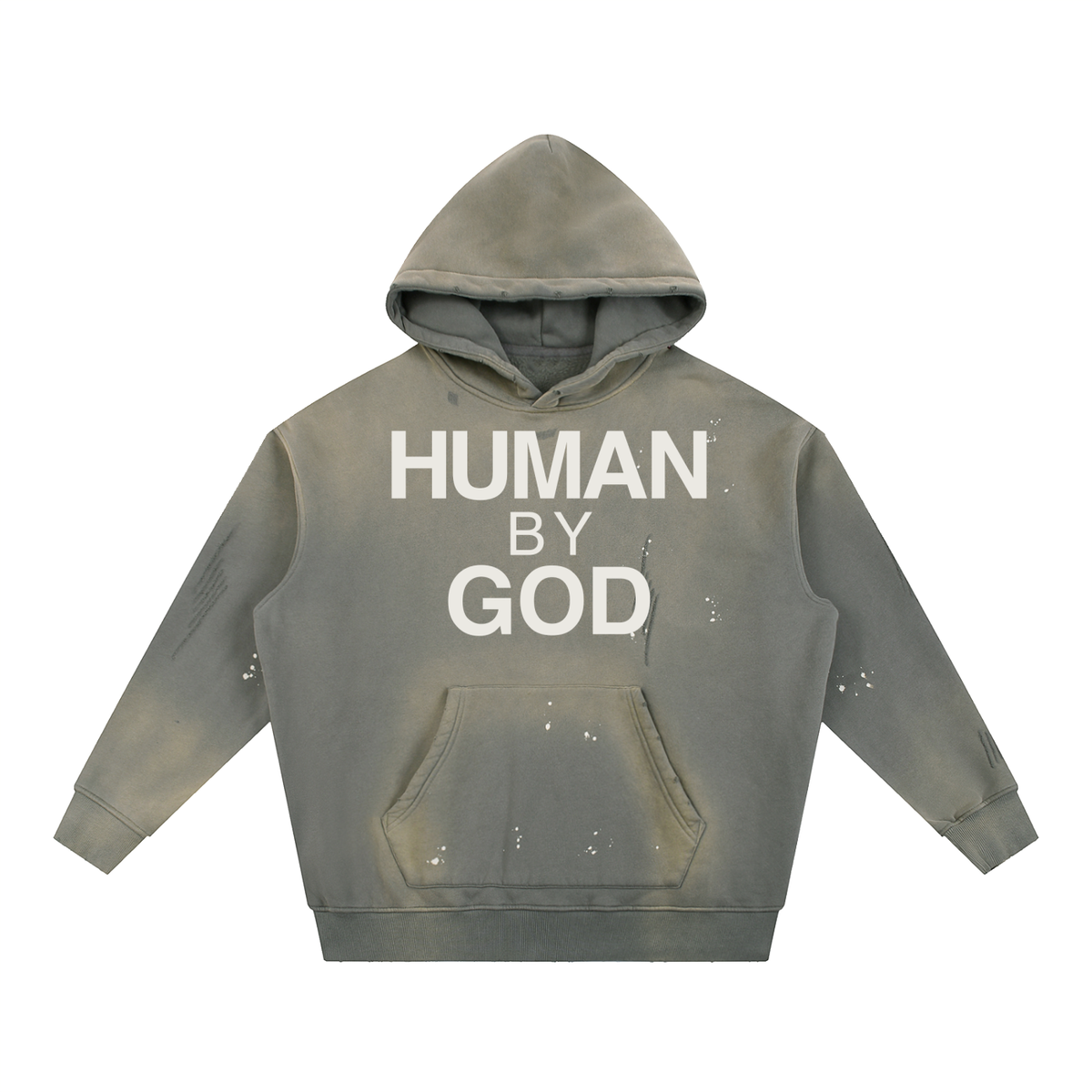Human By God - White Hoodie