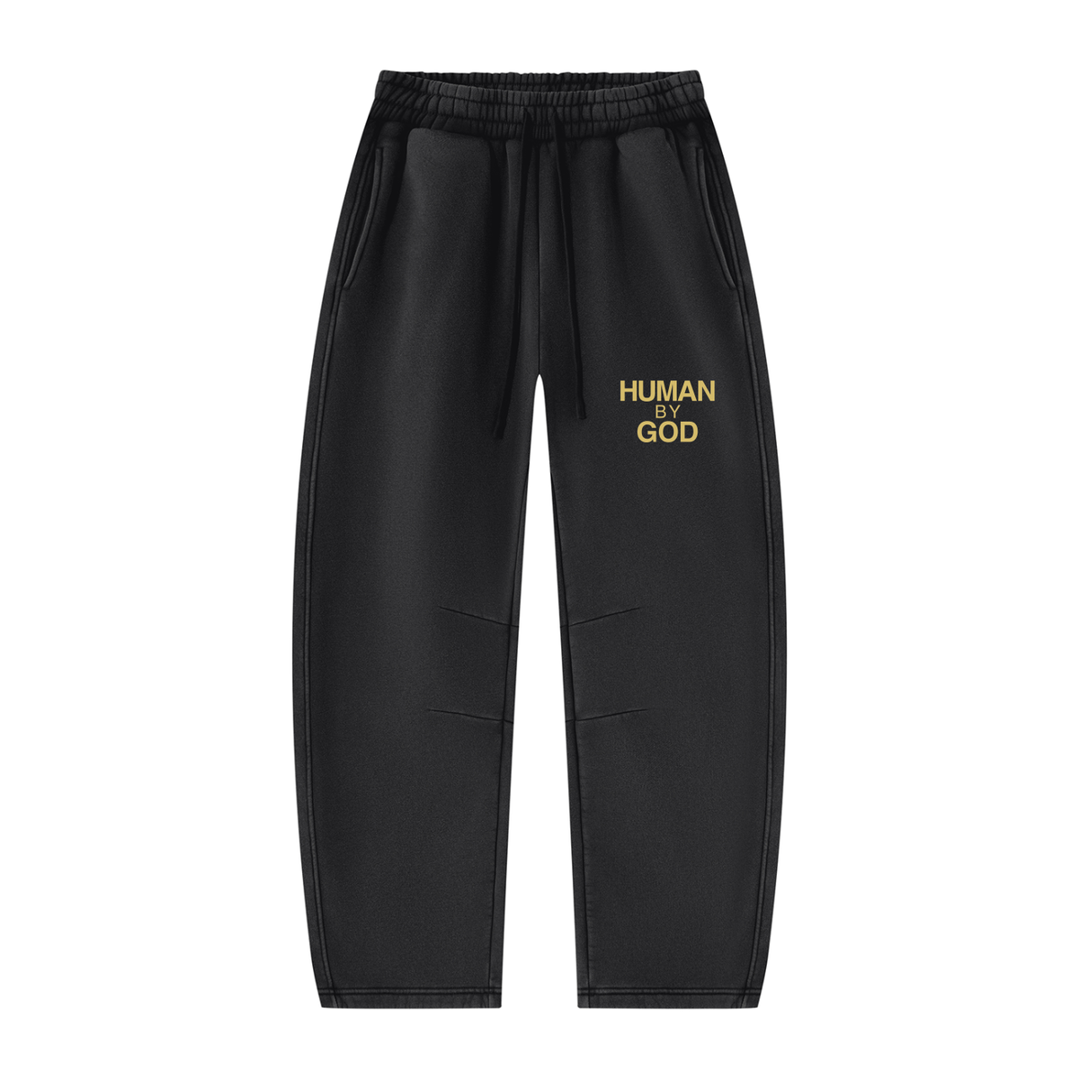 Unisex Vintage Wash Barrel Leg Fleece Sweatpants