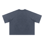 Human By God - Unisex Mineral Wash Boxy Waffle T-Shirt