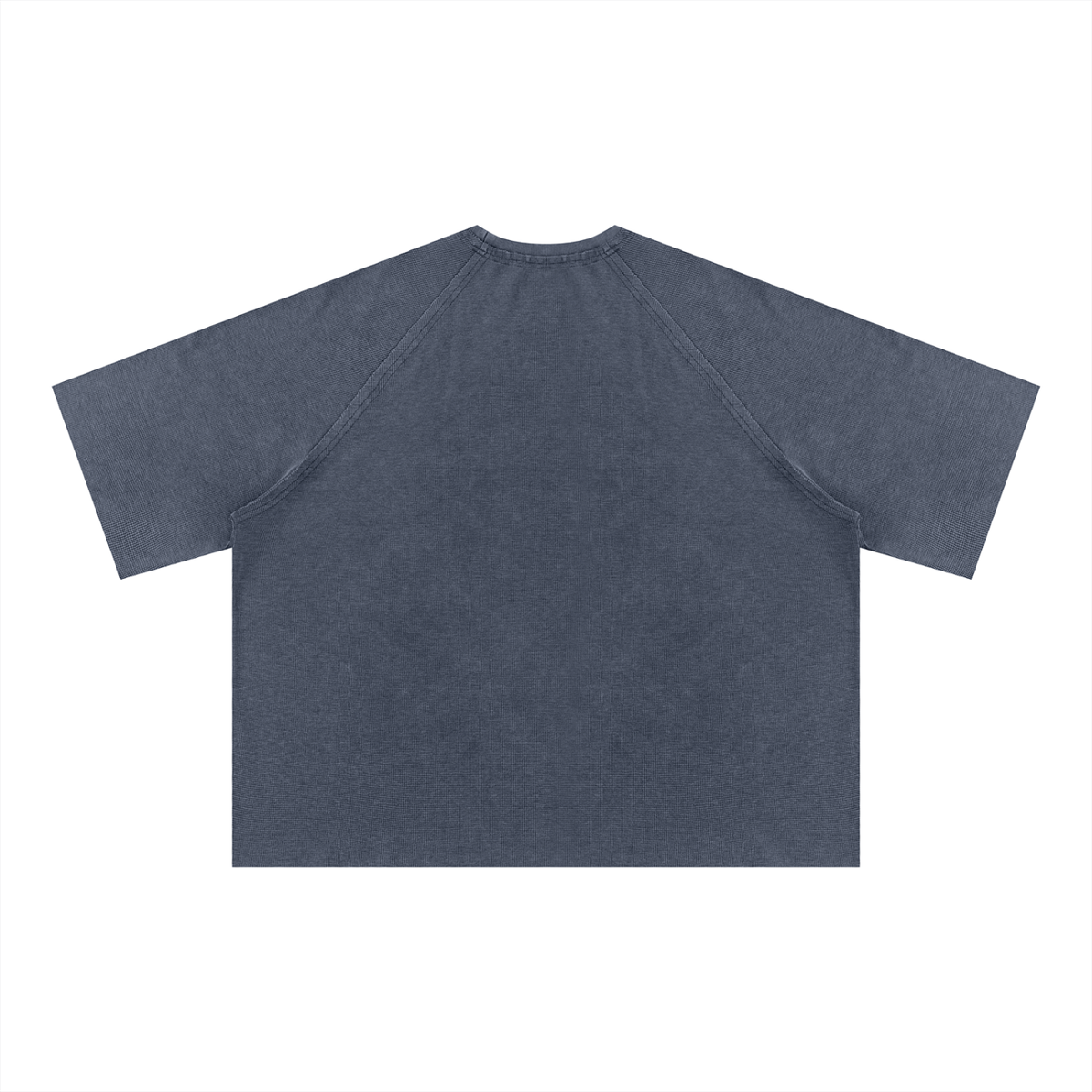 Human By God - Unisex Mineral Wash Boxy Waffle T-Shirt