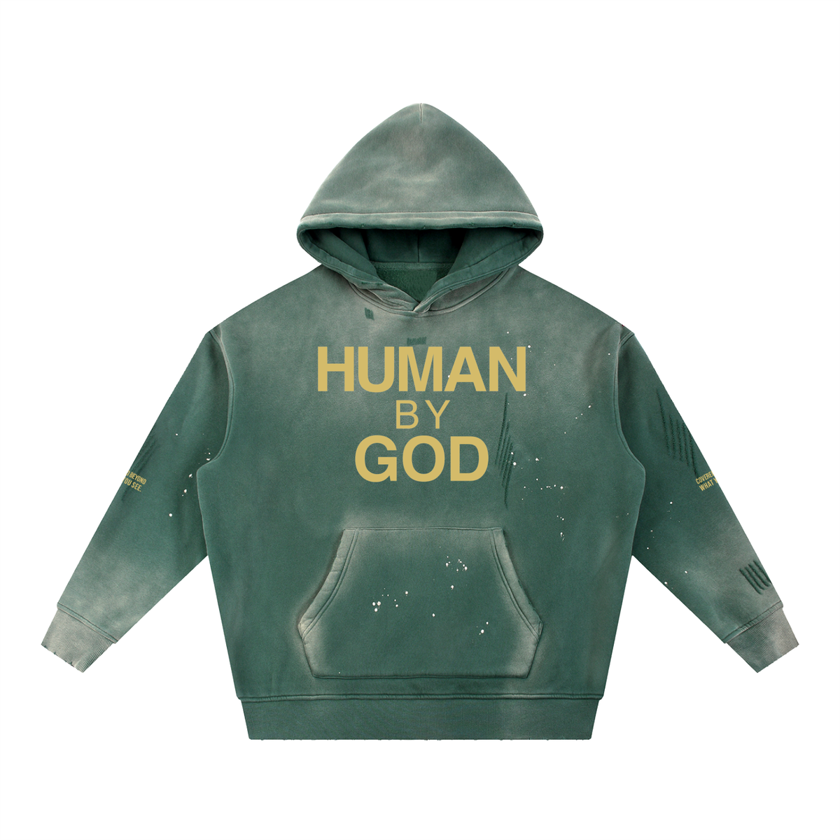 COVERED BEYOND WHAT YOU SEE - Gold Hoodie