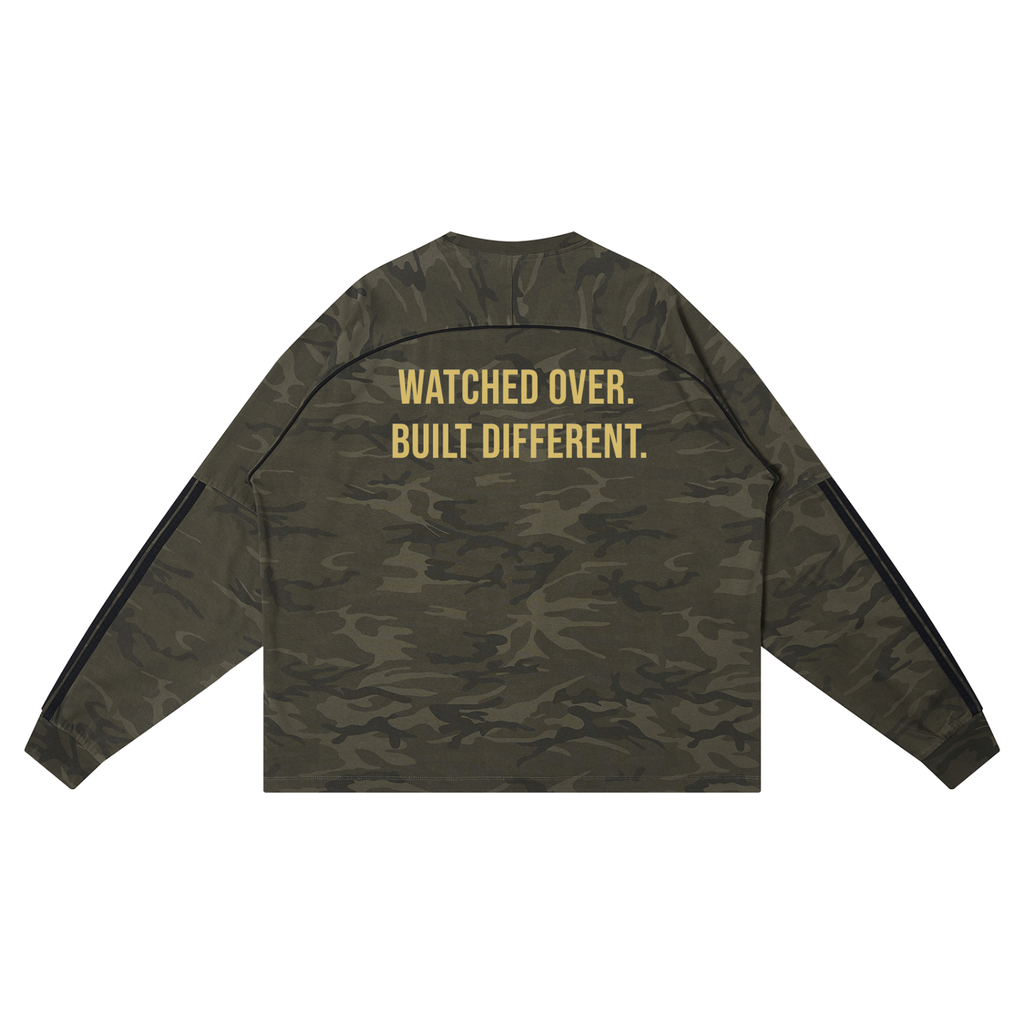 Unisex Camo Loose Long Sleeve T-Shirt