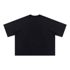 Human By God - Unisex Mineral Wash Boxy Waffle T-Shirt