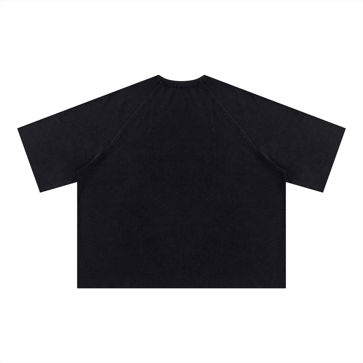 Human By God - Unisex Mineral Wash Boxy Waffle T-Shirt