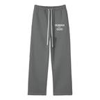 Unisex Solid Color Fleece Straight Leg Pants