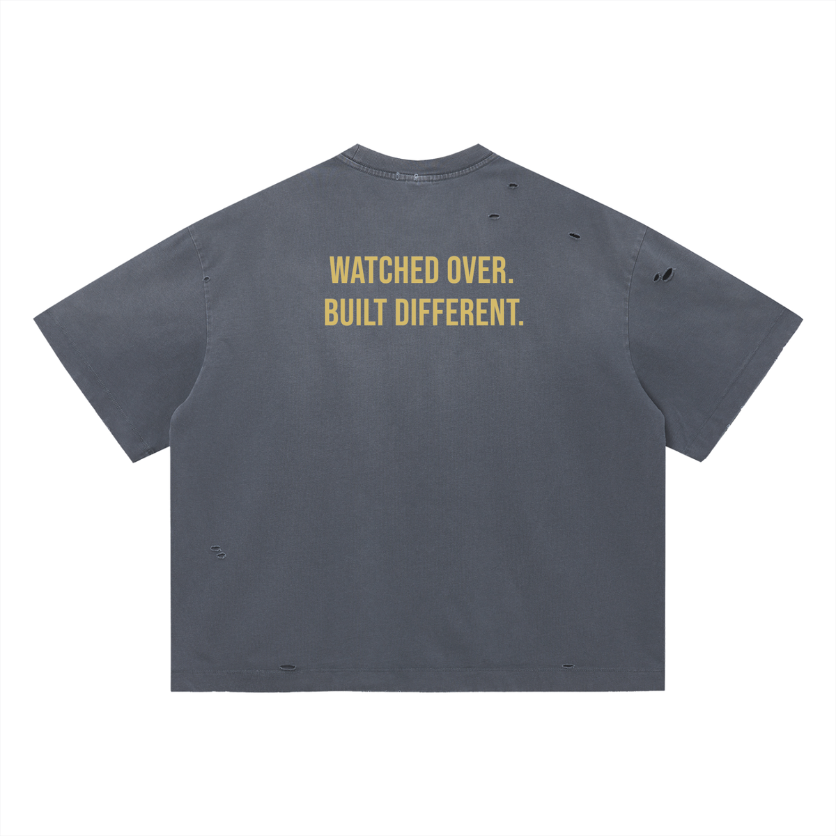 Vintage Washed Distressed Boxy Oversized T-Shirt