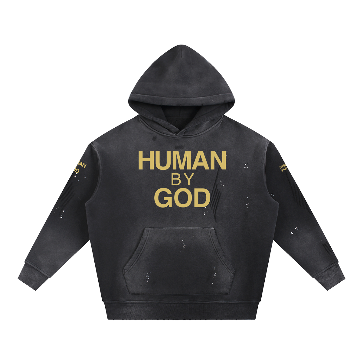 COVERED BEYOND WHAT YOU SEE - Gold Hoodie