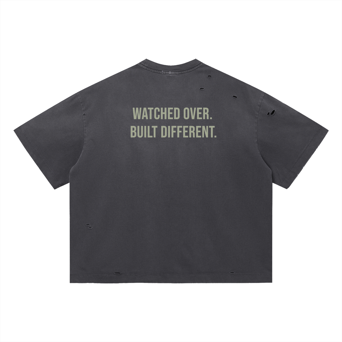 Vintage Washed Distressed Boxy Oversized T-Shirt