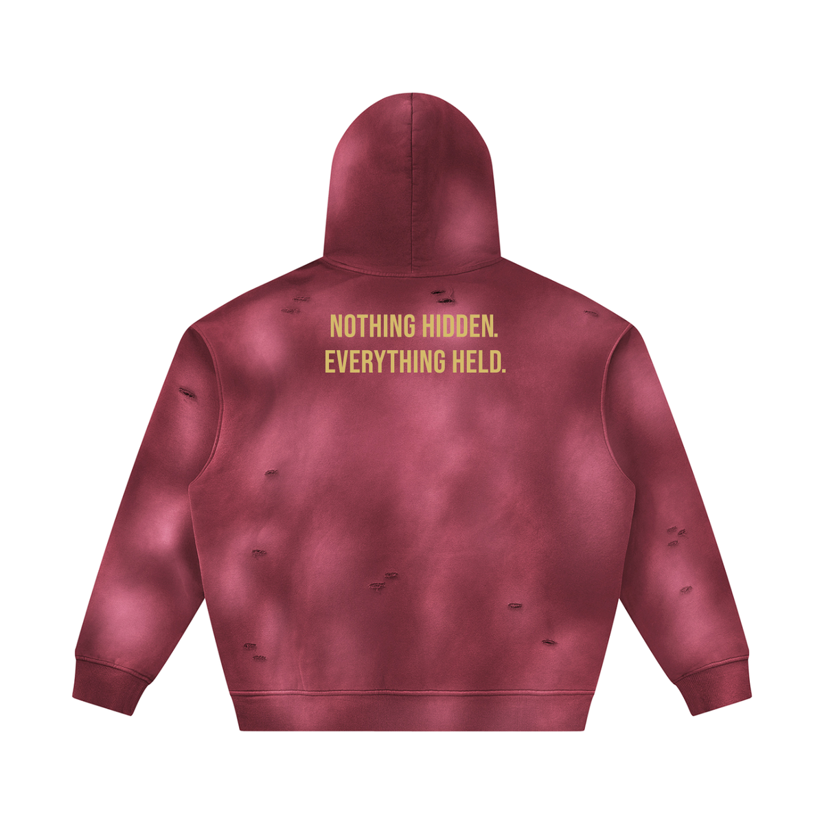 NOTHING HIDDEN. EVERYTHING HELD. - Butter Hoodie