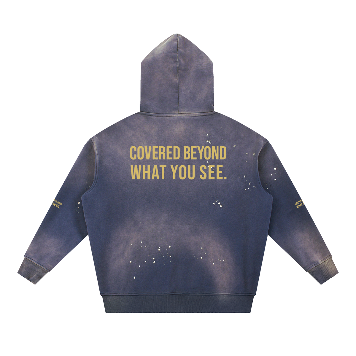 COVERED BEYOND WHAT YOU SEE - Gold Hoodie