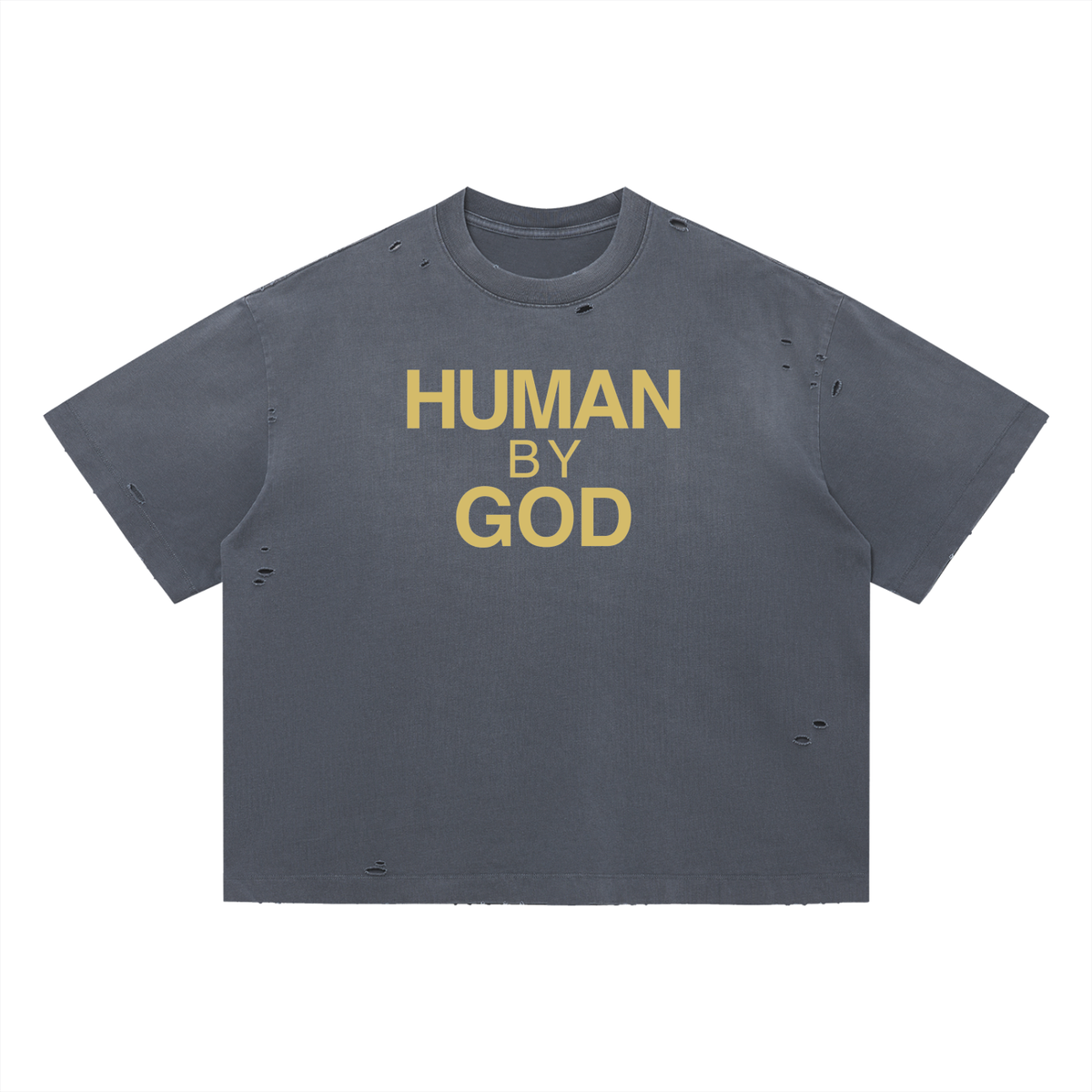 Vintage Washed Distressed Boxy Oversized T-Shirt