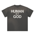 Human By God - Hand-Frayed Sunfade Paint Splatter T-Shirt
