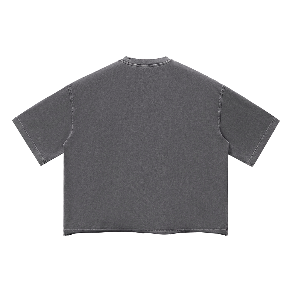 Human By God - Unisex Vintage Wash Boxy T-Shirt