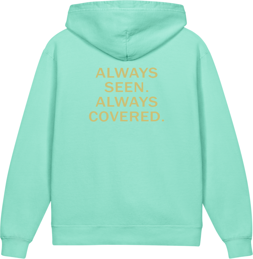 Always Seen. Always Covered. — Older Kids Faith Hoodie