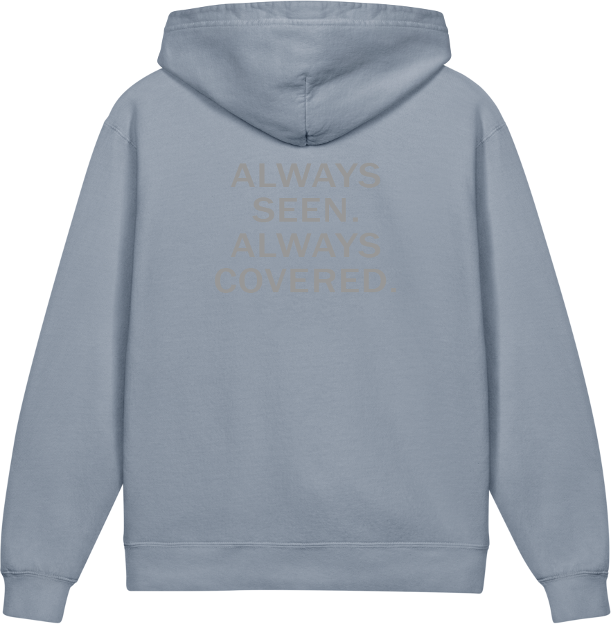 Always Seen. Always Covered. — Older Kids Faith Hoodie