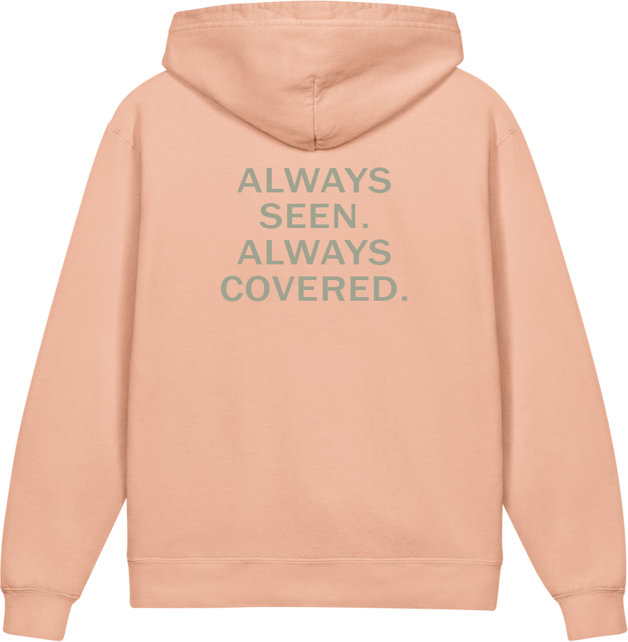 Always Seen. Always Covered. — Older Kids Faith Hoodie