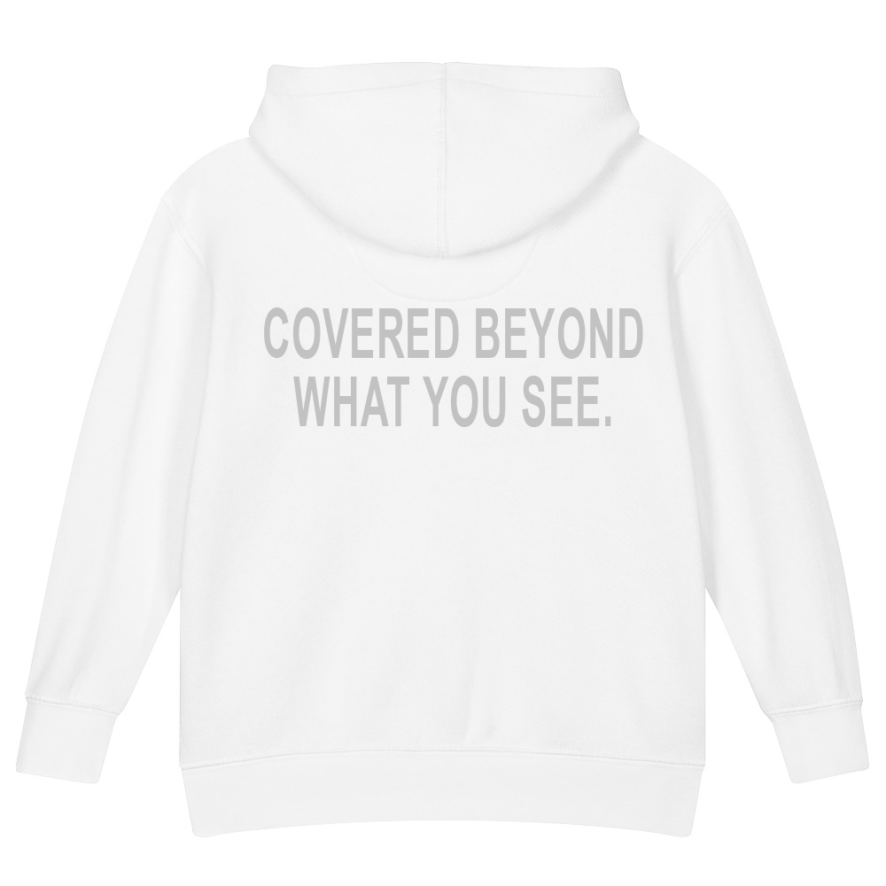 Covered Beyond What You See — Kids Faith Hoodie