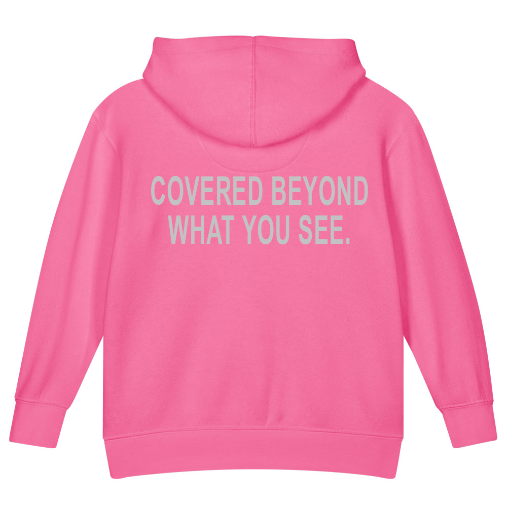 Covered Beyond What You See — Kids Faith Hoodie