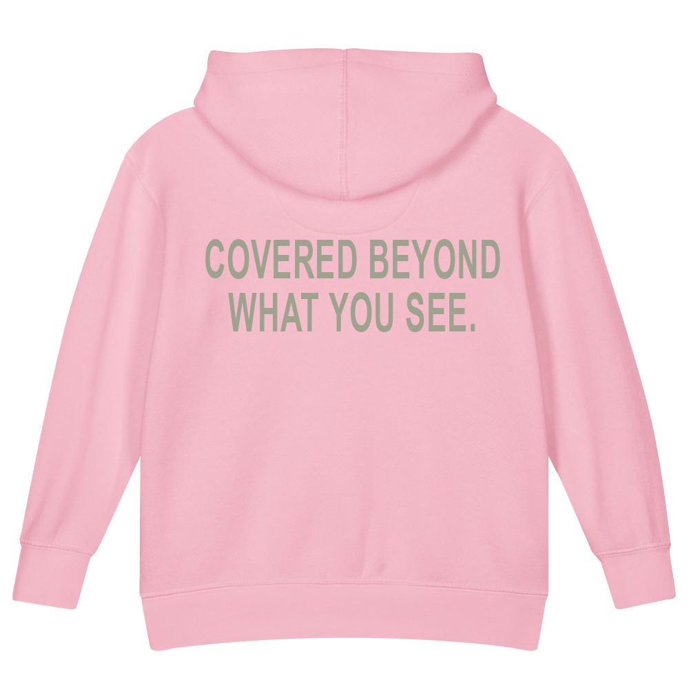 Covered Beyond What You See — Kids Faith Hoodie